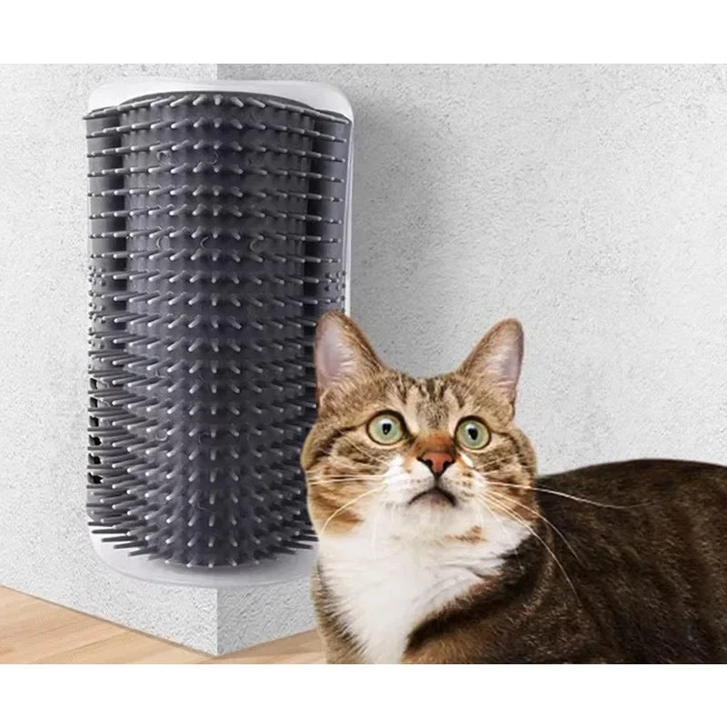 1PC Cat Scrubs Cat Comb Massage Brush Corner Itch Relief Silicone Pet Products Cat Accessories Pet