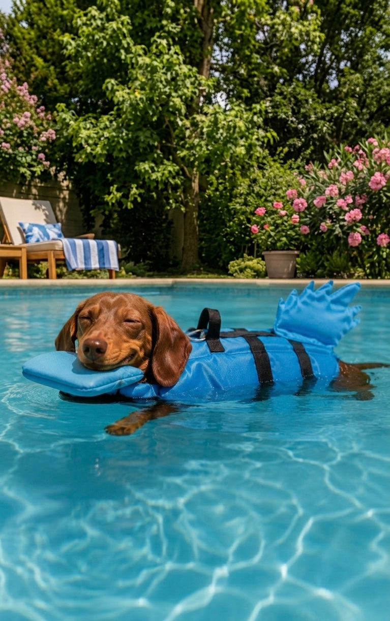Cute Dragon Fin Safety Dog Life Jacket
