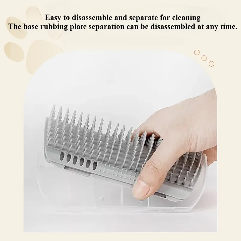 1PC Cat Scrubs Cat Comb Massage Brush Corner Itch Relief Silicone Pet Products Cat Accessories Pet