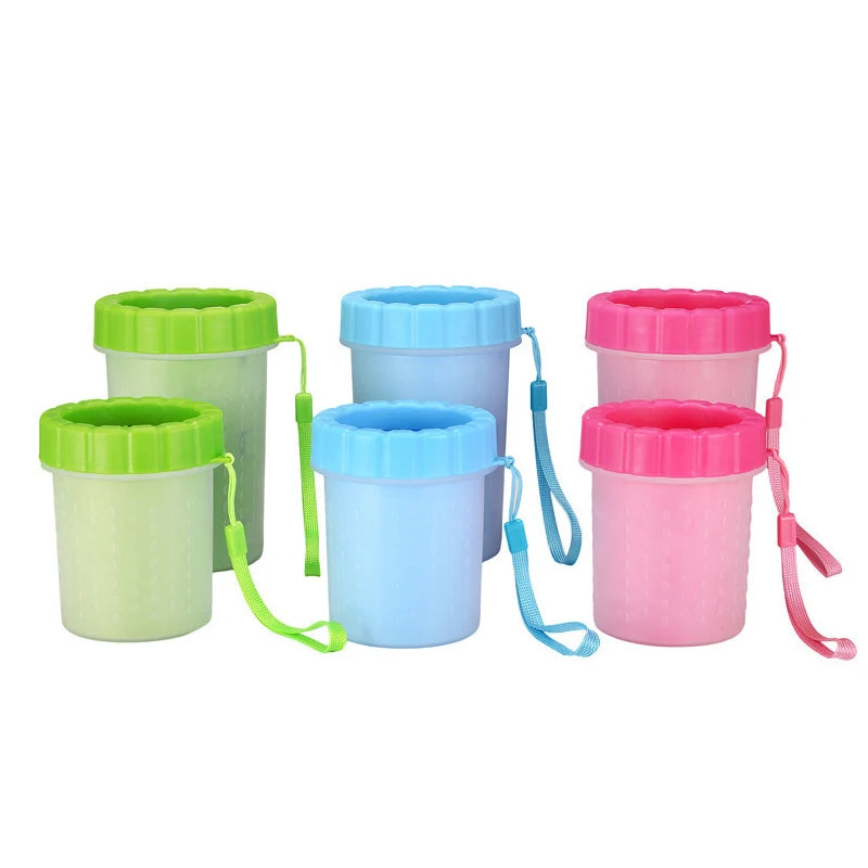 Pet Dog Foot Wash Artifact Cat Puppy Foot Cup Wash Paw Cleaning Free Scrub Automatic Foot Wash Pet Cup Pet Dog Products